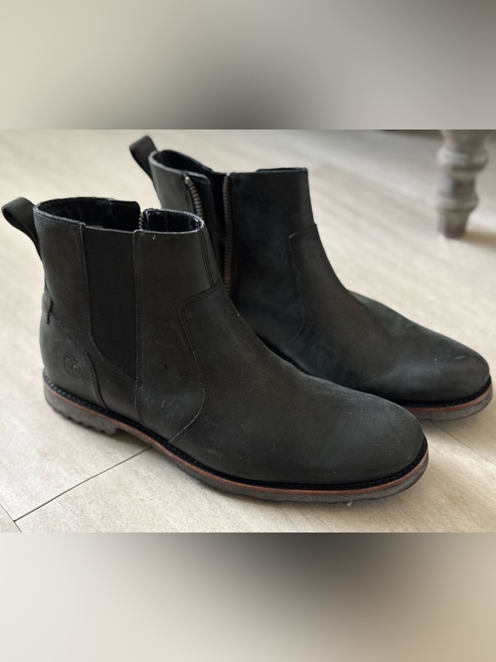 Timberland Black Leather Men's boots